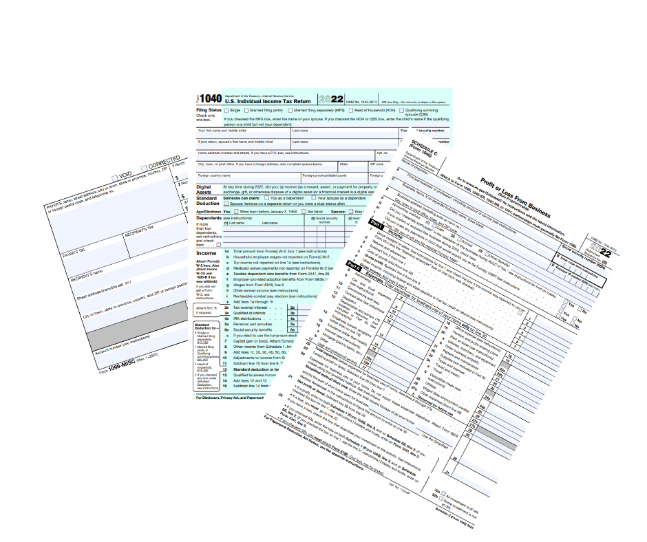 what forms do i need to file my taxes